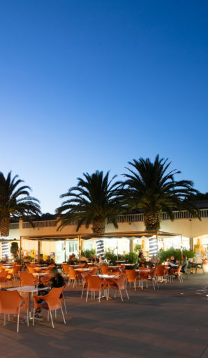 Amfora campsite - Evening events and shows - View of the restaurant terrace 