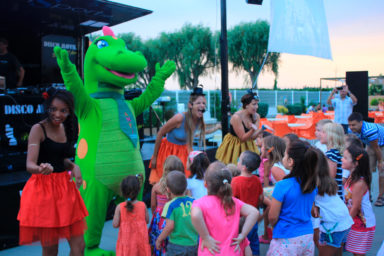 Amfora campsite - Evening show - Mini disco on the campsite stage