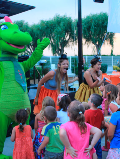 Amfora campsite - Evening show - Mini disco on the campsite stage