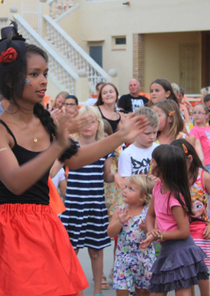 Amfora campsite - Evening show - Dancing at the children&rsquo;s club with the activity leaders several times a week