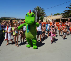 Amfora campsite - Evening show - Mini disco entertainment with the campsite mascot